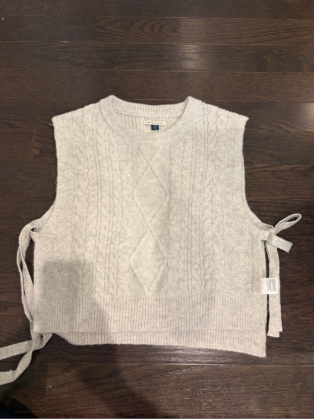 AE Heather Grey Sweater Vest